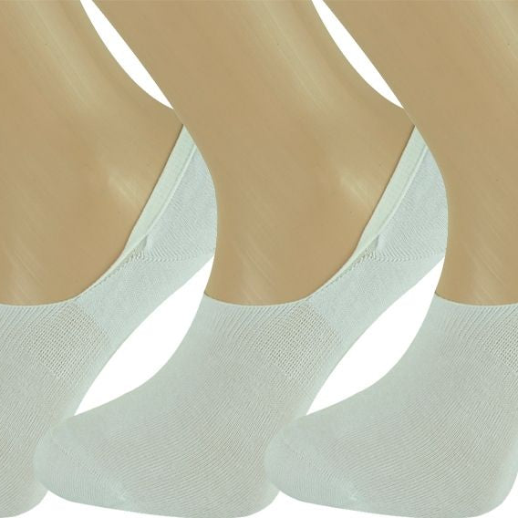 3 pairs of black modal pop socks for men and women, low cut no-show design showing material details.