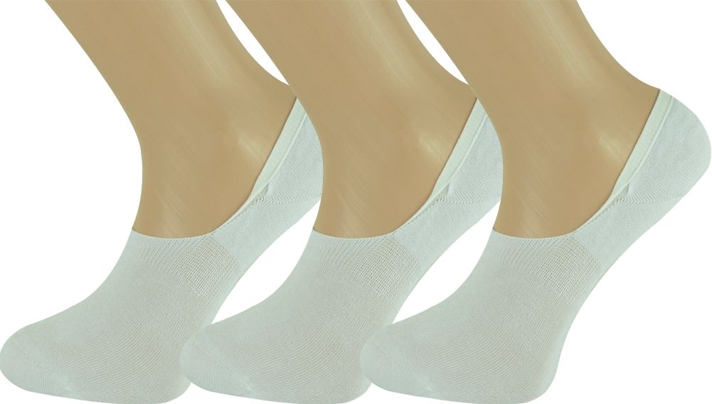 3 pairs of black modal pop socks for men and women, low cut no-show design showing material details.
