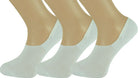 3 pairs of black modal pop socks for men and women, low cut no-show design showing material details.