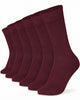 Mysocks Plain 6 Pairs Socks | Combed Cotton & Seamless Toe 01