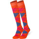 Mysocks 2 Pairs Argyle Knee High Socks | Combed Cotton & Seamless Toe