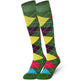 Mysocks 2 Pairs Argyle Knee High Socks | Combed Cotton & Seamless Toe