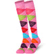 Mysocks 2 Pairs Argyle Knee High Socks | Combed Cotton & Seamless Toe