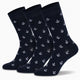 Mysocks 2 Pairs Anchor Design Socks | Combed Cotton & Seamless Toe