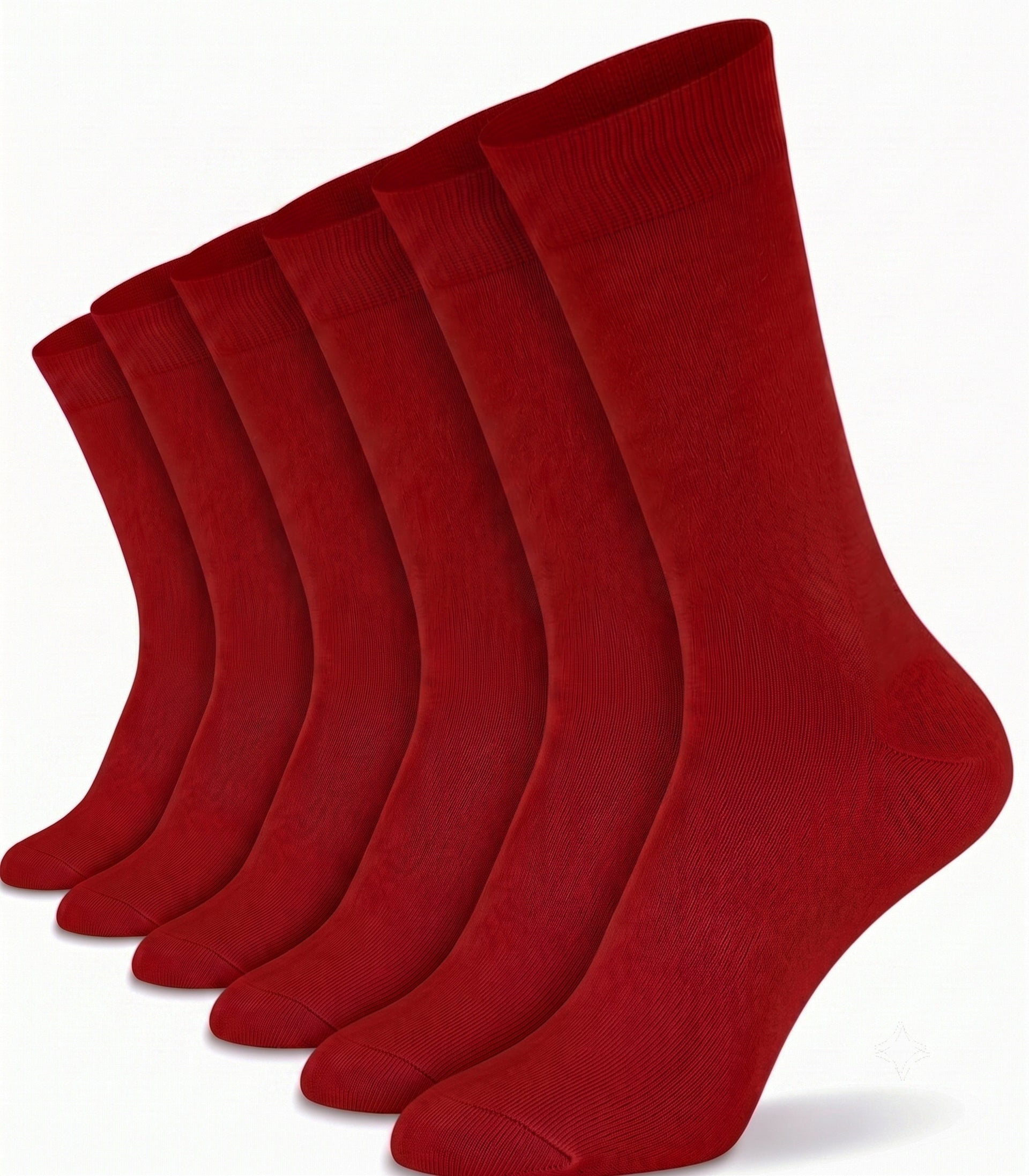 Mysocks Plain 6 Pairs Socks | Combed Cotton & Seamless Toe 01