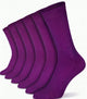 Mysocks Plain 6 Pairs Socks | Combed Cotton & Seamless Toe 01