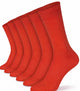 Mysocks Plain 6 Pairs Socks | Combed Cotton & Seamless Toe 01