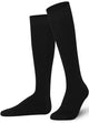Black Blue Mysocks Kids Knee High Plain Socks