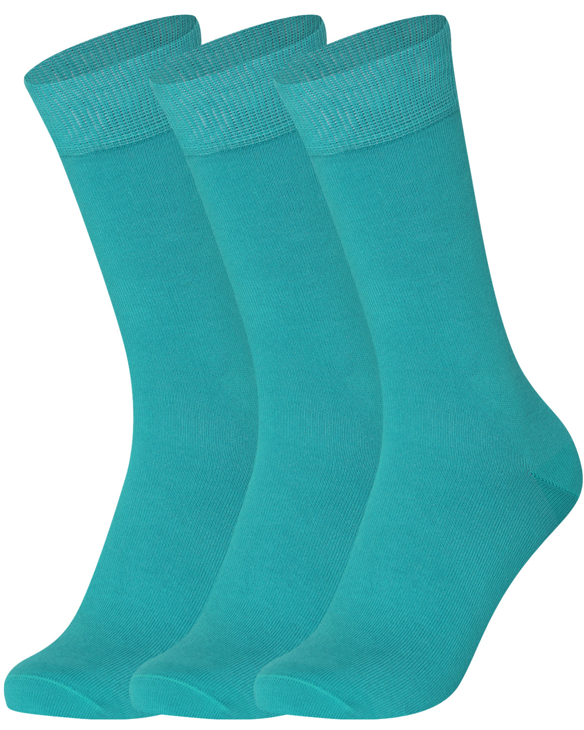 Mysocks men women socks plain Mint 3 Pair Pack Seamless Toe Cotton Socks
