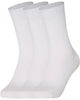 Mysocks Men Women Socks Plain White 3 Pair Pack - Seamless Toe Cotton Socks