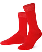 mysocks-unisex-plain-red-cotton-crew-socks-seamless-toe