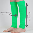Women's Green Glitter Speckled Leg Warmers | Mysocks