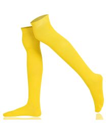 Men’s Over the Knee Socks Plain Combed Cotton 001
