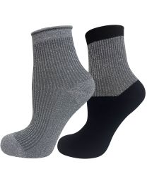Mysocks Ladies Glittered 2 Pairs Socks