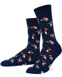 Mysocks Crew Socks Golf Design