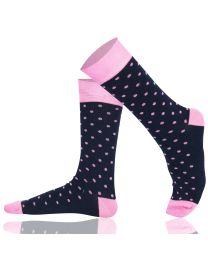 Mysocks Crew Socks Polka Dots Design 002