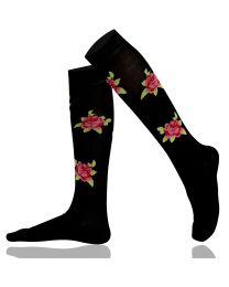 Mysocks Rose Design Knee High Socks