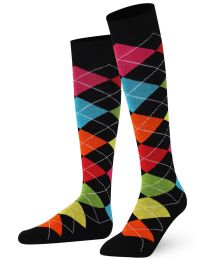 Mysocks Argyle Knee High Socks 003