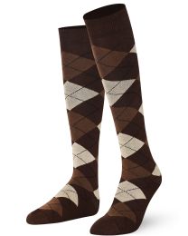 Mysocks Argyle Knee High Socks 002