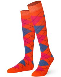 Mysocks Argyle Knee High Socks 003