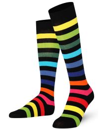 Mysocks Rainbow Thick Stripe Knee High Socks 