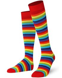 Mysocks Rainbow Thin Stripe Knee High Socks