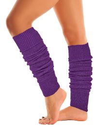 Mysocks Leg Warmer Purple Glitter Speckled