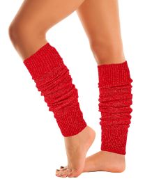 Mysocks Red Glitter Speckled Premium Leg Warmer