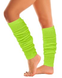 Mysocks Leg warmer Plain Neon Yellow