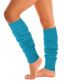Mysocks Leg Warmers Plain Aqua Blue