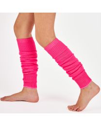 Mysocks Leg Warmer Plain Neon Pink