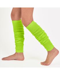 Mysocks Leg warmer Plain Neon Yellow