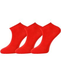 Trainer Socks Plain Multi Pairs Seamless Toe Combed Cotton