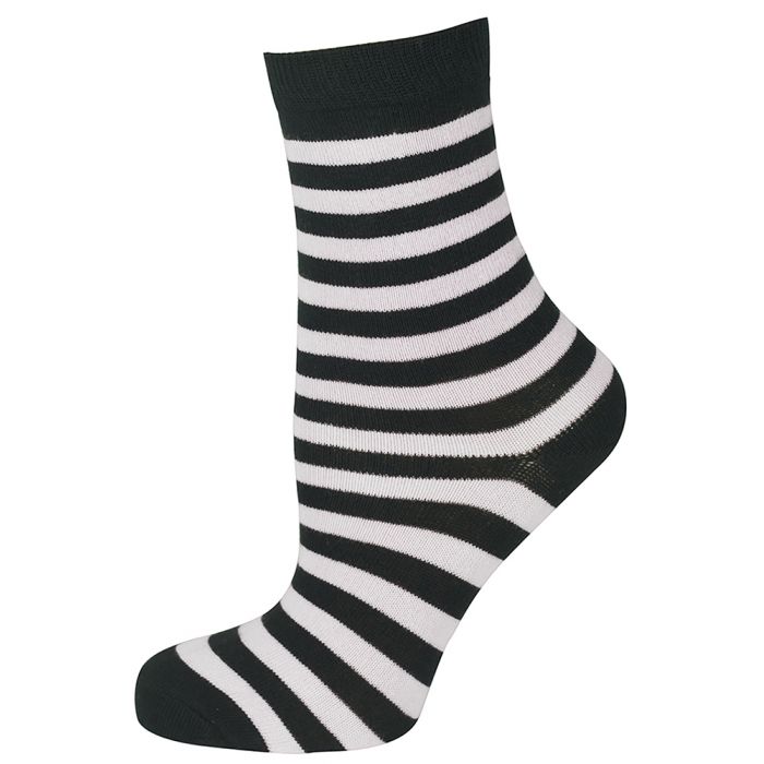 Kids Socks Black Stripe