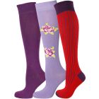 Mysocks Womens 3 Pairs Multi Design Knee High Socks