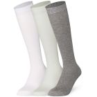 Mysocks 3 Pairs Plain Multi Colour Combination Knee High Socks