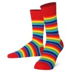Mysocks Rainbow Stripe Crew Socks