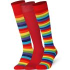Mysocks Multi Coloured Design 3 Pairs Knee High Socks