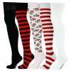 Over the Knee Socks Multi Colour Plain  5 Pairs  Combed Cotton 01