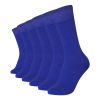 Crew Socks Plain 6 Pairs Combed Cotton Seamless Toe Combination 003