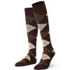 Mysocks Argyle Knee High Socks 002
