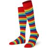 Mysocks Rainbow Thin Stripe Knee High Socks