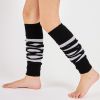 Mysocks Leg Warmer Stripes White Black 