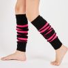 Mysocks Leg Warmer Stripes Fuchsia Black