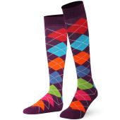 Mysocks Argyle Knee High Socks 004