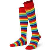 Mysocks Rainbow Thin Stripe Knee High Socks
